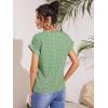 imageFloerns Womens Short Sleeve Office BlouseGreen
