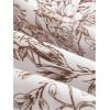 imageFloerns Womens Floral Print Sleeveless Halter Tie Back Layered Hem Cami Mini DressBrown