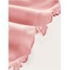 imageFloerns Womens Ruched Sleeveless Halter Neck Tie Back Hanky Hem Crop Cami TopLight Pink