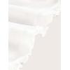 imageFloerns Womens Ruched Sleeveless Halter Neck Tie Back Hanky Hem Crop Cami TopWhite