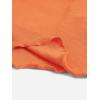 imageFloerns Womens Contrast Lace Spaghetti Strap Ruched Rib Knit Cami Crop TopOrange