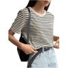 Black White Striped