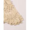 imageFloerns Womens Bathing Suit Tie Waist Crochet Beach Cover Up SkirtApricot