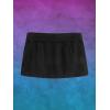 imageFloerns Womens Casual A Line Flare Jean Denim Mini Skirts with PocketBlackwith Belted