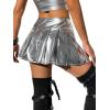 imageFloerns Womens Casual A Line Flare Jean Denim Mini Skirts with PocketSilver Pure