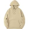 imageFloerns Mens Long Sleeve Lightweight Drawstring Letter Print Graphic Hoodies Sweatshirt TopsA Khaki