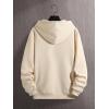 imageFloerns Mens Letter Graphic Print Lightweight Hoodies Long Sleeve Drawstring Pullover Sweatshirts With PocketsApricot Bear