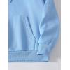 imageFloerns Mens Letter Graphic Print Lightweight Hoodies Long Sleeve Drawstring Pullover Sweatshirts With PocketsLight Blue