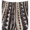 imageFloerns Womens Summer Tribal Print Elastic Waist Beach ShortsBrown Multi