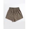 imageFloerns Womens Summer Tribal Print Elastic Waist Beach ShortsKhaki Dots