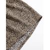 imageFloerns Womens Summer Tribal Print Elastic Waist Beach ShortsKhaki Dots