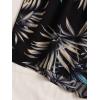 imageFloerns Womens Summer Tribal Print Elastic Waist Beach ShortsTropical Black