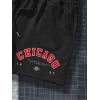 imageFloerns Mens Letter Graphic Print Drawstring Waist Workout Track ShortsBlack