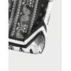 imageFloerns Mens Letter Graphic Print Drawstring Waist Workout Track ShortsBlack Paisley