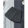 imageFloerns Mens Letter Graphic Print Drawstring Waist Workout Track ShortsDark Grey