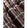 imageFloerns Womens Plaid Print Elastic Waist Sleepwear Pajama Bottom PantsBrown