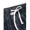 imageFloerns Womens Plaid Print Elastic Waist Sleepwear Pajama Bottom PantsNavy Blue