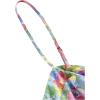 imageFloerns Womens Bustier Corset Top Tie Dye Spaghetti Strap Asymmetrical Crop Cami TopBlue Floral