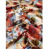imageFloerns Womens Bustier Corset Top Tie Dye Spaghetti Strap Asymmetrical Crop Cami TopOrange Multi