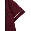 imageFloerns Womens Notch Collar Short Sleeve Sleepwear Two Piece Pajama SetBurgundy