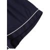 imageFloerns Womens Notch Collar Short Sleeve Sleepwear Two Piece Pajama SetNavy