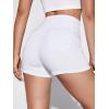 imageFloerns Womens Casual High Waist Button Fly Denim Jean ShortsA White