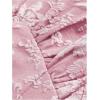 imageFloerns Womens Elegant Strapless Jacquard Flare Hem Mini Tube DressDusty Pink