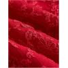imageFloerns Womens Elegant Strapless Jacquard Flare Hem Mini Tube DressRed