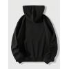 imageFloerns Mens Causal Graphic Print Long Sleeve Zip Up Drawstring Thermal Hoodies Sweatshirt With PocketsBlack and Red