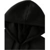 imageFloerns Mens Causal Graphic Print Long Sleeve Zip Up Drawstring Thermal Hoodies Sweatshirt With PocketsCoal Black