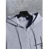 imageFloerns Mens Causal Graphic Print Long Sleeve Zip Up Drawstring Thermal Hoodies Sweatshirt With PocketsGrey