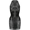 imageFloerns Womens Sheer Mesh Sleeveless Babydoll Slip Lingerie NightgownInk Black