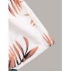 imageFloerns Womens Tie Bow Floral Print Summer Beach Elastic ShortsWhite
