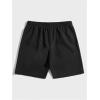 imageFloerns Mens Boho Tribal Print Drawstring Waist Summer Shorts with PocketBlack