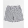 imageFloerns Mens Boho Tribal Print Drawstring Waist Summer Shorts with PocketBlue White Striped