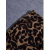 imageFloerns Mens Boho Tribal Print Drawstring Waist Summer Shorts with PocketBrown Leopard