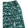 imageFloerns Womens Boho Floral High Waist Split A Line Midi SkirtFlower Forest Green