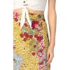 imageFloerns Womens Boho Floral High Waist Split A Line Midi SkirtYellow