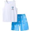Blue and White