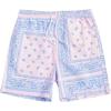 imageFloerns Mens Boho Tribal Print Drawstring Waist Summer Shorts with PocketLight Pink