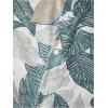 imageFloerns Mens Casual Tropical Print Button Down Short Sleeve Hawaiian ShirtGreen Leaf