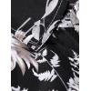 imageFloerns Mens Casual Tropical Print Button Down Short Sleeve Hawaiian ShirtMulti Black