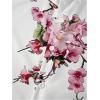 imageFloerns Mens Casual Tropical Print Button Down Short Sleeve Hawaiian ShirtPink Flower
