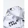 imageFloerns Mens Casual Tropical Print Button Down Short Sleeve Hawaiian ShirtWhite Graphic
