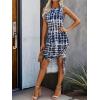imageFloerns Womens Casual Tie Dye Sleeveless Split Thigh Tank Top Midi DressBlue Ink