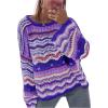 Purple White Multi