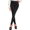 imageFloerns Womens High Waisted Glitter Leggings Running Yoga Workout PantsBlack