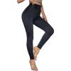 imageFloerns Womens High Waisted Glitter Leggings Running Yoga Workout PantsBlack Crocodile