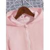 imageFloerns Girls 3 Piece Outfit Crop Tank Top Sweatpants Set with Sweatshirt JacketPink