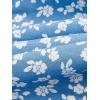 imageFloerns Girls Floral Print Sleeveless Ruched Ruffle Hem A Line Cami Short DressBlue Flower